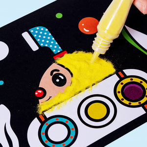 Unisex New Giấy Cát Nghệ Thuật Thiết Lập DIY Craft Vẽ Đồ Chơi Cho 5-<span class=keywords><strong>7</strong></span> Năm Tuổi Trẻ Em - Product Image 5