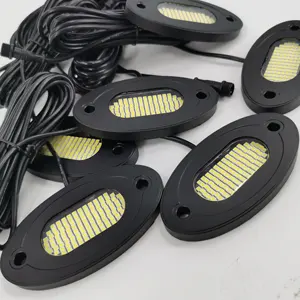 Kingshowstar News 4-24pc 108led Ultra-Bright Pure White LED Rock Light New Condition Off-Road Light For Trucks