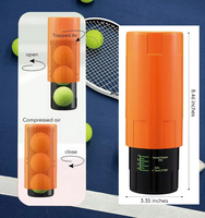 Presseur de pression pour balles de tennis en plastique ABS OEM, incassable, durable, écologique, couleur, forme et logo personnalisables, pression longue durée