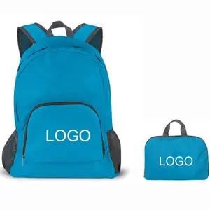 Mochila dobrável à prova d'água, bolsa escolar para adultos, crianças, estudantes, viagens, escalada, esportes