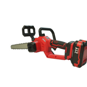 Motosierra Eléctrica de 12 Pulgadas con Batería de Litio de 21V, 2 Cadenas, Estuche de Almacenamiento - Herramienta para Cortar Madera - Product Image 6