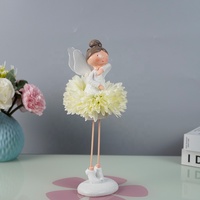 Ornamen hadiah liburan kreatif peri bunga Resin besar cantik baru grosir ornamen Model seni rumah Desktop ruang tamu
