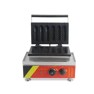 Commercial Industrial Home Kitchen Snack Hot Dog Waffle Machine Corn Dog Bubble Waffle Maker Para Restaurante Padarias Stall