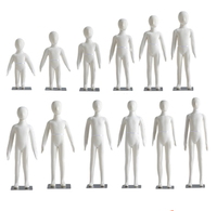 Mannequin gonflable corps entier pour enfants, bras rotatifs souples et pliables, pour vitrine de magasin de vêtements