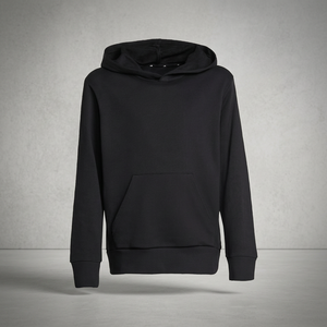 Sudadera con Capucha de Alta Calidad para Hombre, Estilo Europeo Americano, Corte Regular, Transpirable, Informal, Primavera, Color Sólido, Tejida, 100% Poliéster - Product Image 3