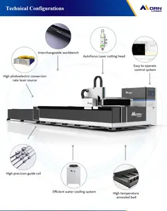 פלטפורמת חילופי כוח גבוה cnc מיטה גדולה הספק סין באיכות גבוהה פחמן סיבי פלדה מכונת חיתוך לייזר