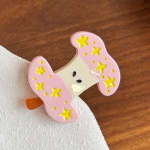 Pinzas para el Cabello de Acetato con Dibujos Animados, Pinzas de Pico de Pato Versátiles, Pinzas para Flequillo Laterales Súper Lindas, Pinzas para el Cabello Simples y Dulces - Product Image 6