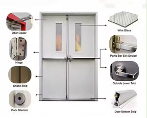 फायर डोर 180 मिनट चरम फायर प्रोटेक्शन बैंक वॉल्ट डेटा सेंटर विशेष दरवाजा - Product Image 2