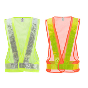 CITICITY Reflective Vest Security High Visibility Vest Adjustable Fishing <b>Net</b> <b>Mesh</b> Safety Vest Belt Waistcoat - Product Image 5