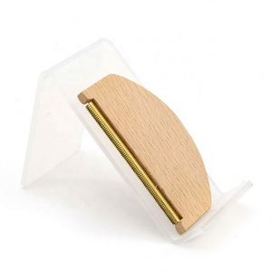Removedor de Bolitas de Tejidos Múltiples de Madera de Haya con LOGO Personalizable para Suéteres de Cachemira - Product Image 5