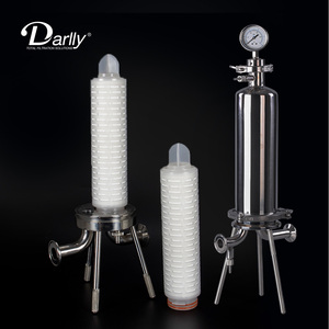 Nouveaux filtres plissés en PP pour débit élevé (0,5 GPM), taille des particules 0,1-1,2 µm, pression maximale 3-80 psi, largement utilisés dans de nombreux domaines - Product Image 4