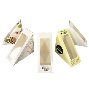Meilleures ventes de boîtes à sandwich en papier d'art recyclé OEM personnalisées emballage sûr avec laminage mat gaufrage pour les supermarchés - Product Image 5