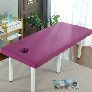 Sábana para Camilla de Masajes, Funda para Cama de Masajes con Orificio Facial, Sábanas Ajustables Lavables <span class=keywords><strong>y</strong></span> Reutilizables, Cubrecama para Camilla de Masajes - Product Image 2