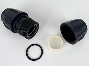 DN32 PN16 giảm Coupler nhựa PP Metric Kích thước PP nối khớp nối nén phù hợp cho thủy lợi tuyệt vời Nhà cung cấp - Product Image 6