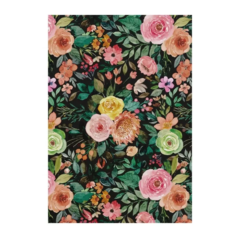 Papel de pared de impresión Digital papel tapiz de flores para imprimir 3D decoración del hogar mural PVC rollo adhesivo pared para sala de estar