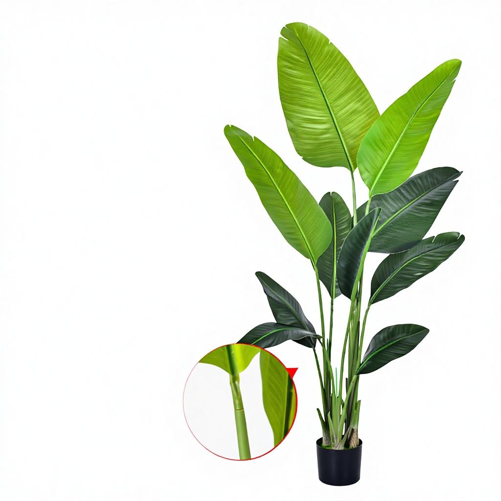160cm traveler banana(10 leaves) green