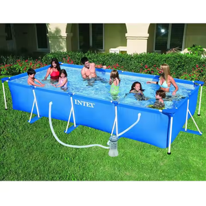 <span class=keywords><strong>Intex</strong></span> 28274 Premium PVC sobre el suelo <span class=keywords><strong>Piscina</strong></span> 12FT x 30IN Marco de <span class=keywords><strong>prisma</strong></span> Acero redondo <span class=keywords><strong>Piscina</strong></span> - Product Image 5