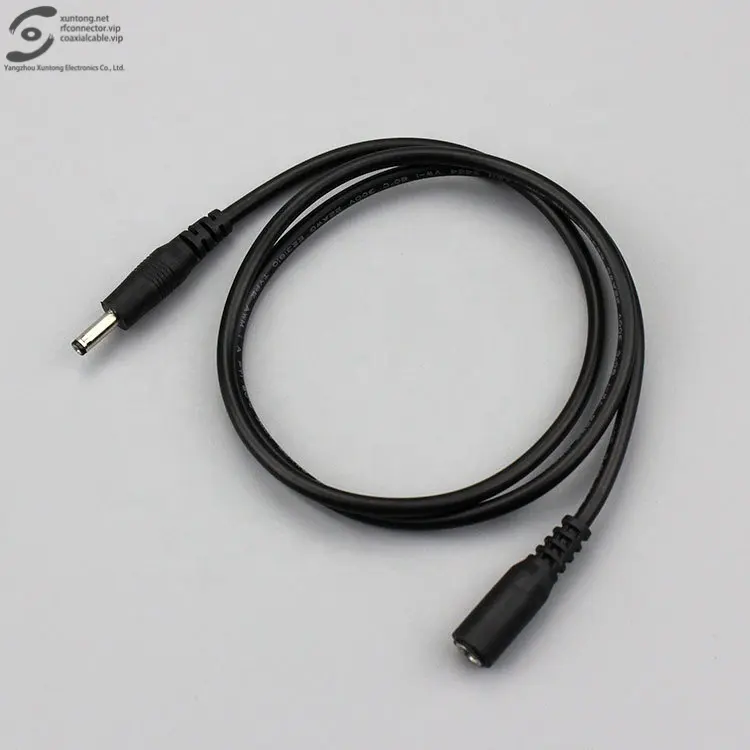 DC male to DC female extension cable 5.5*2.1 5.5*2.5mm 12V power Plug to power Jack cord