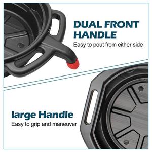 Le liquide de refroidissement de carburant d'huile peut fuir le bac de vidange pour l'équipement d'entretien de voiture de camion d'outil de garage - Product Image 4