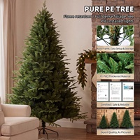 Árbol de Navidad Preiluminado con LED, Sin Olor, Sin Espacios, Tacto Realista, Envío Rápido desde EE. UU., 1 MOQ, Gran Venta