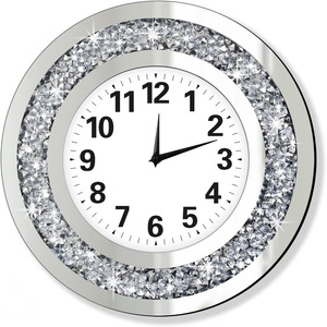 <span class=keywords><strong>Orologio</strong></span> <span class=keywords><strong>da</strong></span> <span class=keywords><strong>parete</strong></span> <span class=keywords><strong>da</strong></span> salotto moderno <span class=keywords><strong>da</strong></span> <span class=keywords><strong>40</strong></span> <span class=keywords><strong>cm</strong></span> con finitura in oro rosa creativo in vetro diamantato rotto e silenzioso stile Art Deco - Product Image 2