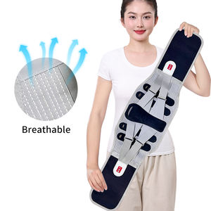 Cinturón de Soporte Lumbar Ergonómico de Lujo con Refuerzos para Tracción Lumbar y Prevención de Lesiones Deportivas - Product Image 1