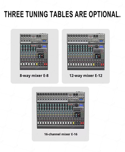 Console de mixage <span class=keywords><strong>DJ</strong></span> professionnelle 8 canaux TNH EF08 / Table de mixage audio USB <span class=keywords><strong>avec</strong></span> alimentation fantôme 48V et 36 effets DSP pour spectacles sur scène et concerts en direct - Product Image 6
