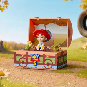 Auténtico POP MART Pixar <span class=keywords><strong>Toy</strong></span> <span class=keywords><strong>Story</strong></span> 5 Series Cofre del Tesoro Escena 9 piezas/set Figura Caja Sorpresa Mini Diorama Decoración de Escritorio Regalo - Product Image 3