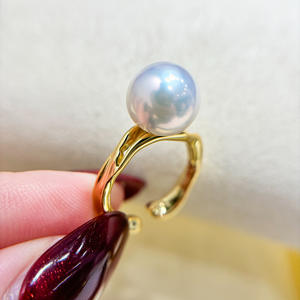 10495DIY แท่นวางเครื่องประดับเงินเรียบง่าย พร้อมแหวนเงิน S925 สำหรับลูกปัดทรงกลมขนาด 8-11 มม. และอุปกรณ์ตกแต่งมุก - Product Image 4