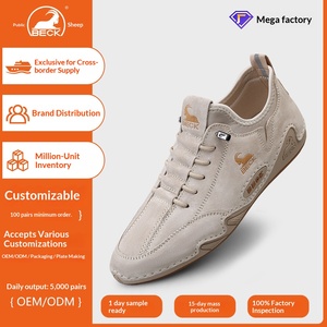 Chaussures pour hommes personnalisées Ram, nouvelles baskets en cuir respirantes décontractées, antidérapantes, résistantes à l'usure, toutes saisons, avec bande élastique - Product Image 2