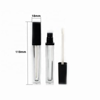 Tubes de brillant à lèvres Big Brush 8ml et boîte d'emballage Mini tube de rouge à lèvres liquide Tubes de brillant à lèvres personnalisés Big Wand