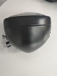 Phare rond LED Halo Angel Eyes noir de 7 pouces pour Sportster 1200 883 Street 500 <span class=keywords><strong>750</strong></span> 5-3/4 pouces Projecteur de phare 50W - Product Image 2