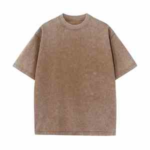 เสื้อยืดคอตตอนแท้ 230 กรัม ซักแล้ว ทรงเรโทรอเมริกัน แบรนด์อเมริกัน พร้อมโลโก้แบรนด์ตามสั่ง - Product Image 4