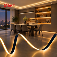 Bande LED COB avec garantie de 5 ans, 528 LED/m, ruban flexible uniforme sans soudure pour l'éclairage commercial et résidentiel