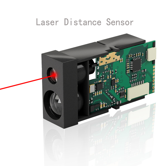 2D Lidar Motion Sensor 40m Non-Contact TTL UART Digital Laser Distance Meter Sensor for Silo Soybean Height Volume Measuring