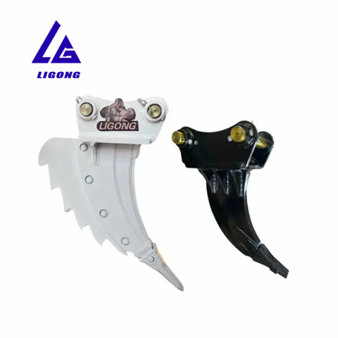 Excavator Stump Ripper with Reinforced Back Teeth Ideal for Tough Root Systems