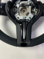 Volant sport en cuir Performance à 3/4 rayons pour M2 M3 M4 M5 M6 F30 F10 F35 F22 E46 E90 E92 Série F Intérieur Racing