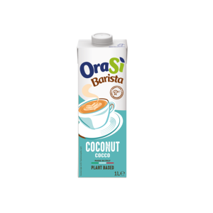 โอราเอส เครื่องดื่มจากพืช รสบาริสต้า มะพร้าว 1 ลิตร 12 ยูนิต - Product Image 1