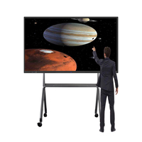 Tableau blanc interactif MTK9679 65 pouces 4 + 32 Go de détection d'air Smart Boards