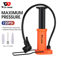 WEST BIKING – pompe à vélo Portable de 120psi, Mini pompe à vélo solide et Durable de haute qualité