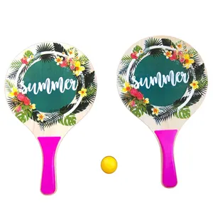 Promotional Gift Beach Paddles 2 rackets 1 Ball packing Beach Tennis Rackets
