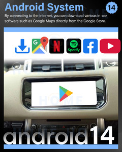 Radio DVD para coche Android 14 para Land Rover Range Rover Vogue L405 <span class=keywords><strong>2013</strong></span> - 2018 reproductor Multimedia navegación GPS Carplay Auto <span class=keywords><strong>Host</strong></span> - Product Image 5