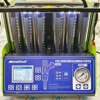 Nettoyeur et testeur d'injecteurs de carburant essence GDI V310, machine de nettoyage ultrasonique 6 cylindres, équipement de diagnostic automobile