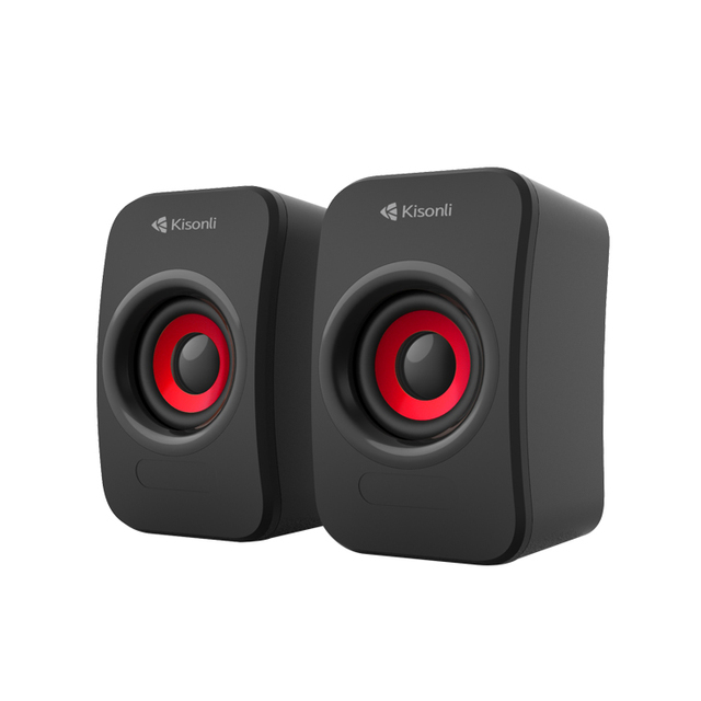 Kisonli KS-07 Computer Speakers Desktop Karaoke Speaker for Kids