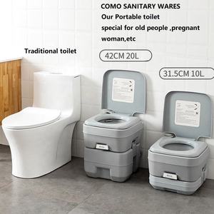 Cubo <span class=keywords><strong>de</strong></span> Orina Portátil Plegable <span class=keywords><strong>de</strong></span> Emergencia para Exteriores, con Doble Descarga, Diseño Cuadrado Moderno, Gran Capacidad, para Viajes y Campamentos - Product Image 1