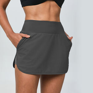 Jupe de sport mini deux-en-un anti-exposition pour femme, protection solaire, course à pied, mode décontractée, tennis - Product Image 1