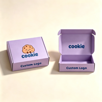 Caja de Galletas Ecológica con Logotipo Personalizado, Caja de Cartón para Alimentos, Embalaje para Aperitivos, Impresión a Color Personalizada, Caja para Postres de Panadería