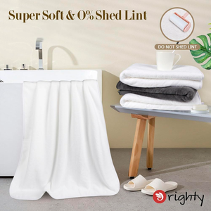 Serviettes de bain en coton réutilisables pour hôtel avec logo personnalisé, OEM ODM, vente en gros - Product Image 2