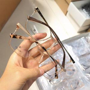 Venta al por mayor, precio barato personalizado, buena calidad, Unisex, de moda, de Metal inoxidable, montura completa cuadrada, monturas ópticas mixtas - Product Image 4