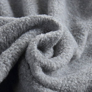 Tissu polaire épais uni <span class=keywords><strong>gris</strong></span> <span class=keywords><strong>chiné</strong></span> à fibres courtes 100 % acrylique résistant à l'abrasion pour vêtements et loungewear – En stock - Product Image 2